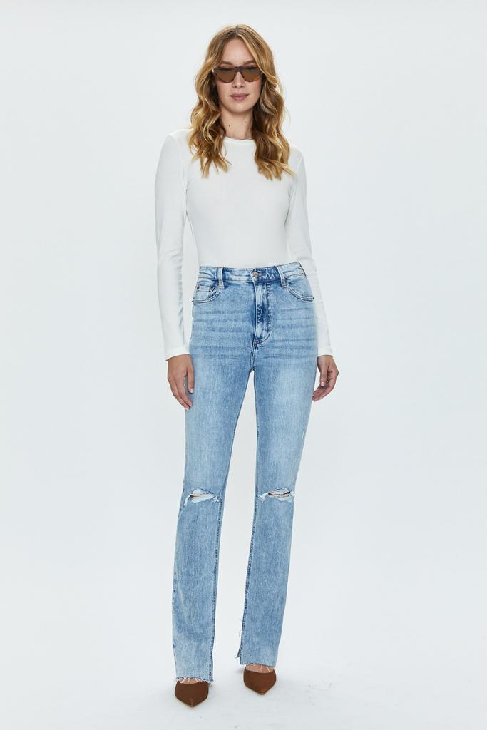 Pistola Denim Colleen High Rise Slim Boot - Villa