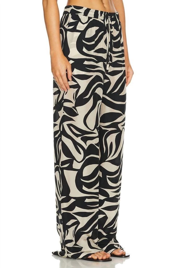 Enza Costa Enza Costa - Resort Printed Cupro Wide Leg Pants 2