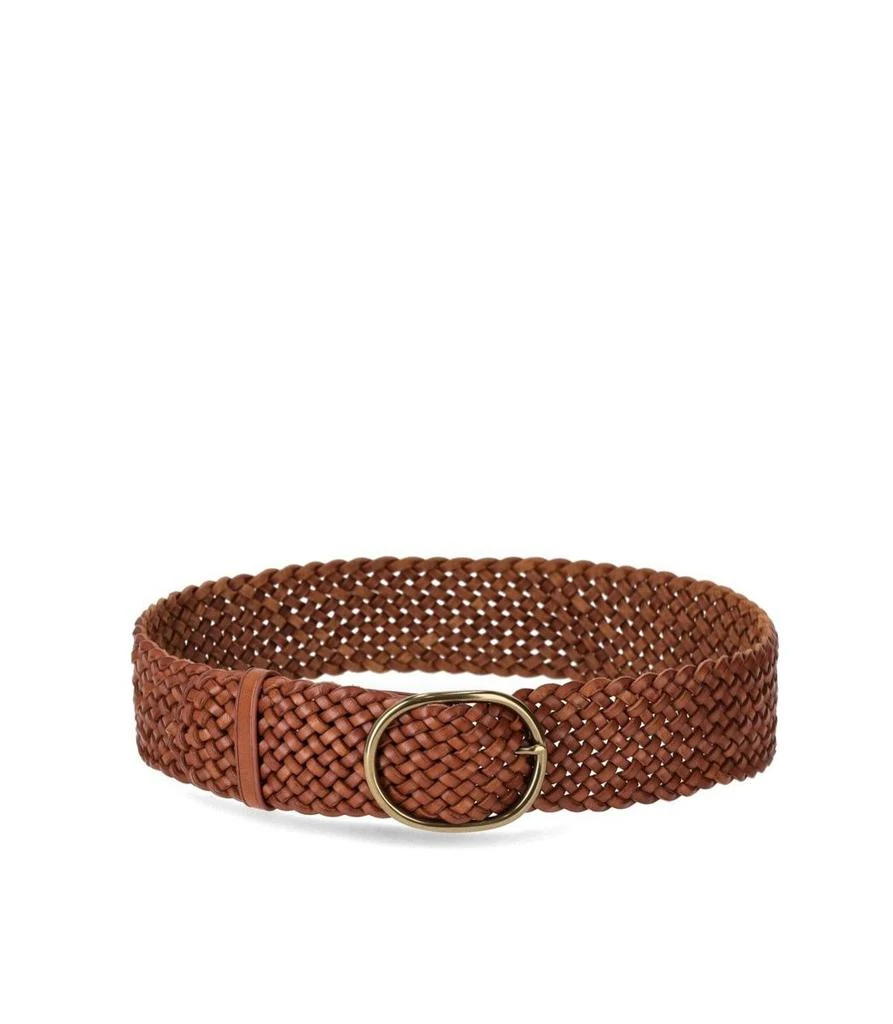 Dragon Diffusion Dragon Diffusion Tan Leather Woven Belt 1