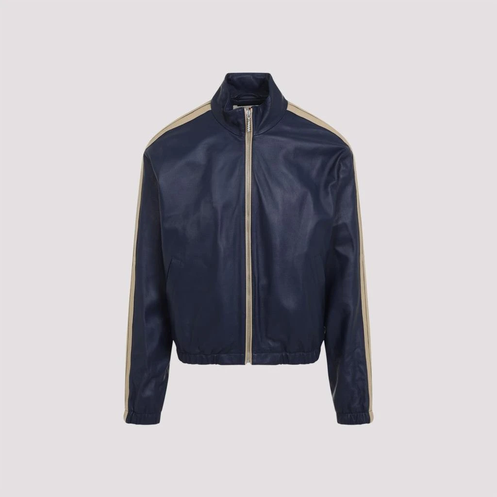 Marni Blue Ovine Leather Jacket 2