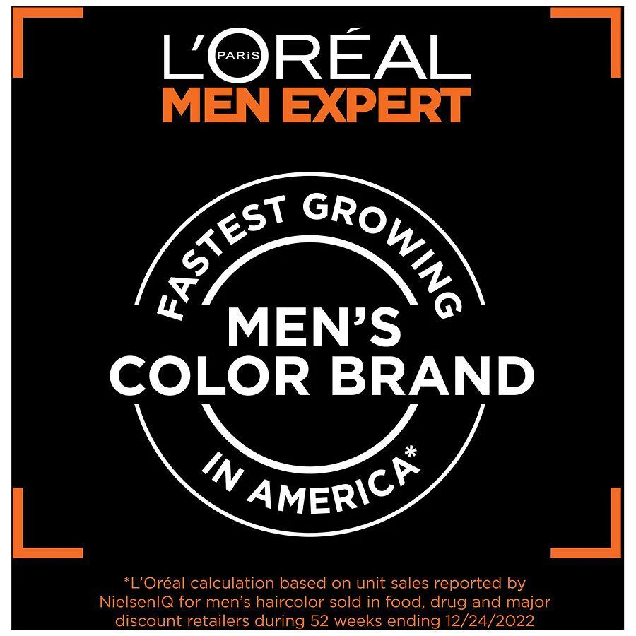 L'Oreal Paris Men's Expert Easy Apply One-Twist Permanent Men's Hair Color, Gray Coverage 5