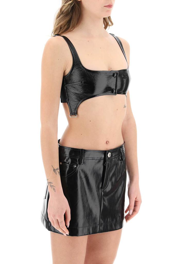 Courreges Courreges vinyl bralette top