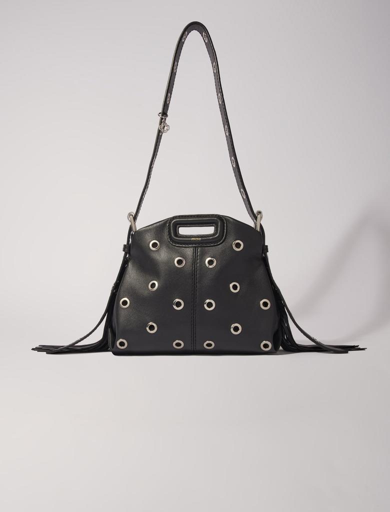 Maje Maje Woman's polyester Miss M Mini eyelet leather bag for Fall/Winter