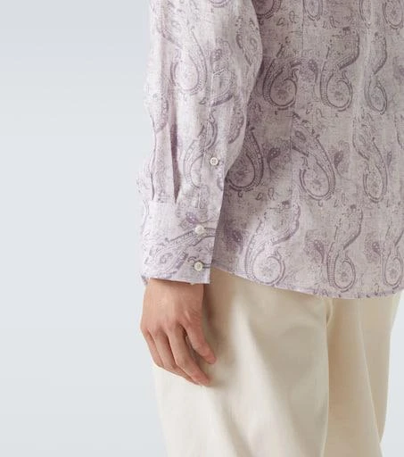 Brunello Cucinelli Printed linen shirt 6