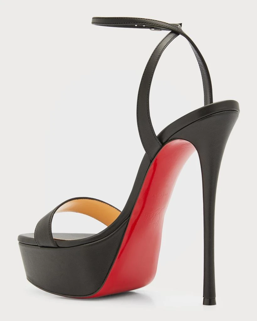Christian Louboutin Loubi Queen Red Sole Platform Sandals 4
