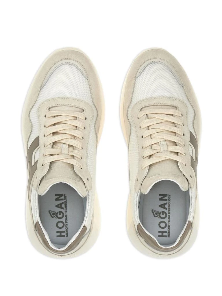 hogan INTERACTIVE SUEDE AND MESH SNEAKERS 4