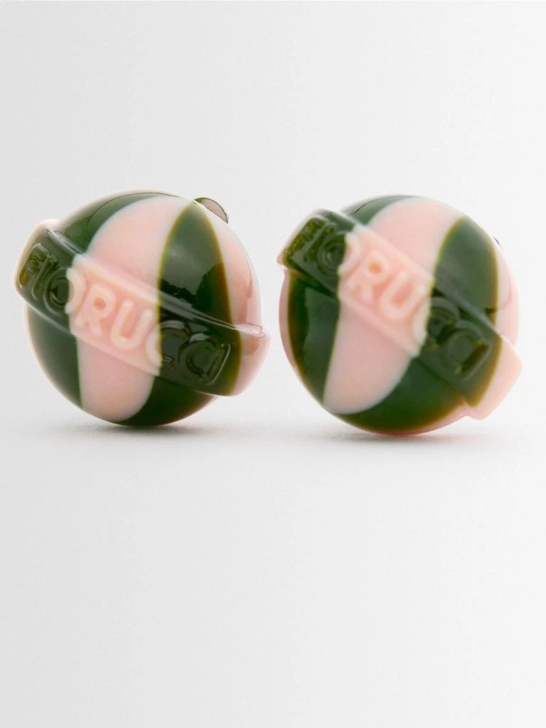 Fiorucci Striped Mini Lollipop Earrings 3