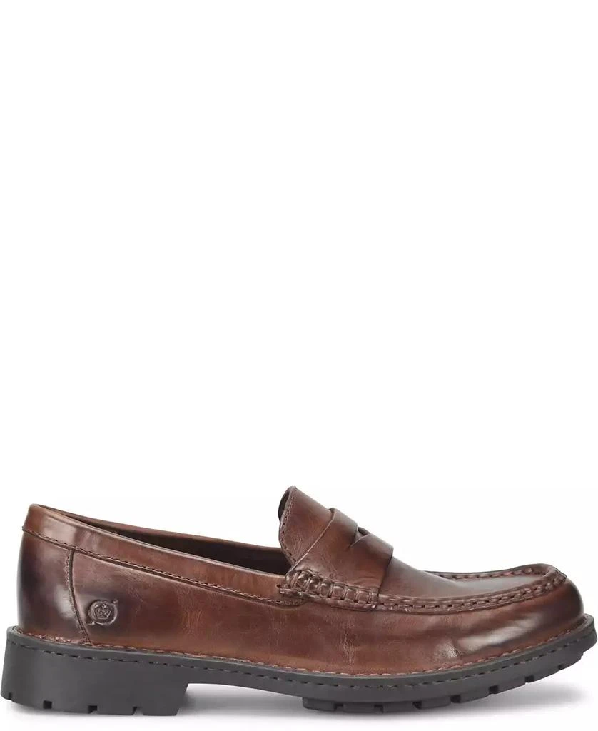 Born Men's Langley Leather Slip On Penny Loafers 2