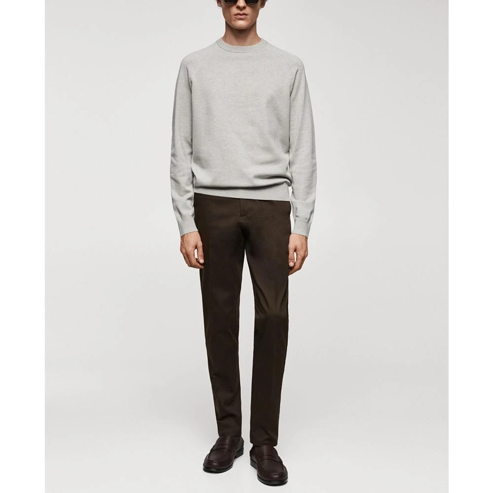 Mango Men's Fine-Knit Cotton Sweater 4