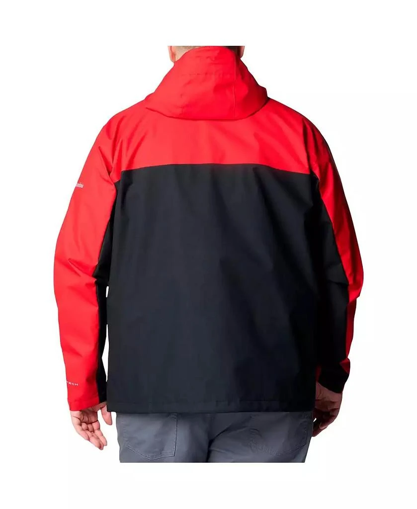 Columbia Men's Scarlet Ohio State Buckeyes Big Tall Field Bound Omni-Tech Full-Zip Jacket 2