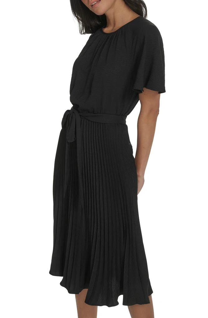 Calvin Klein Aerowash Flutter Sleeve Pleated Dress 5