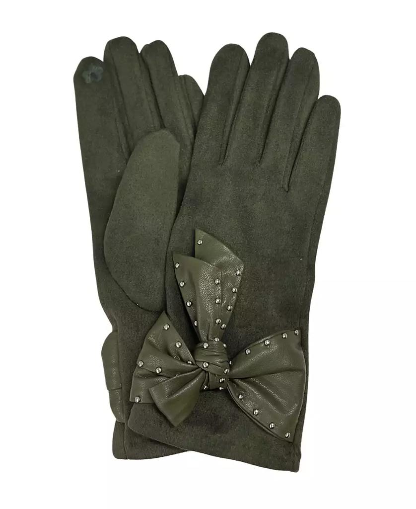 MARCUS ADLER Suede Glove with Bow