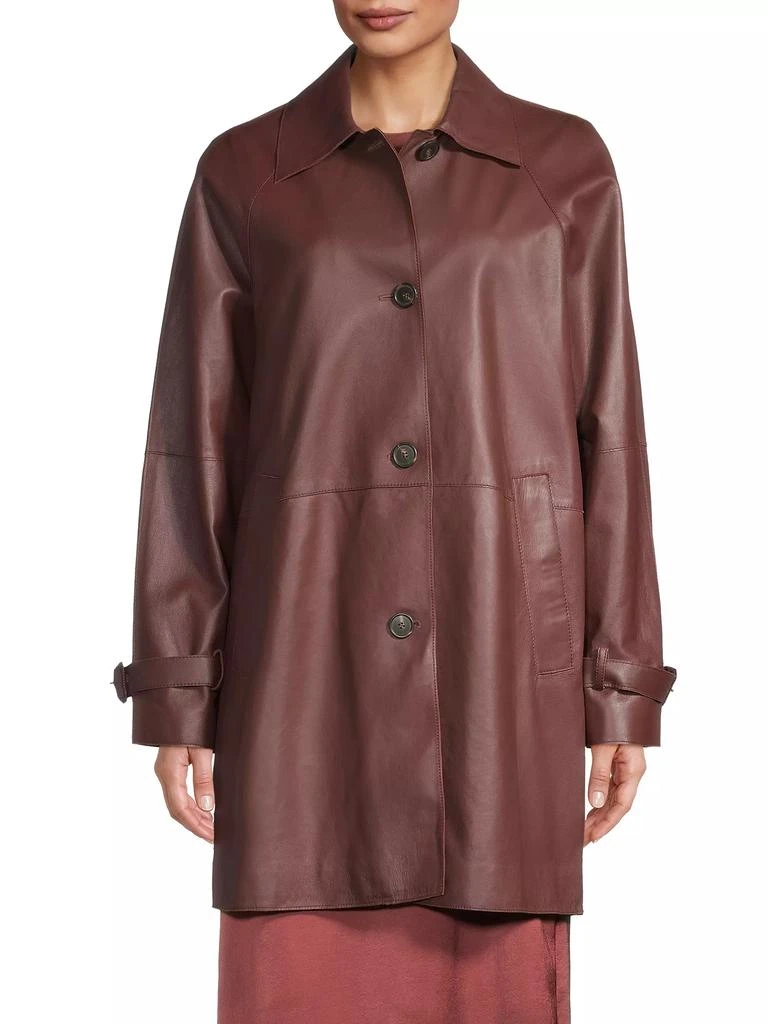 Weekend Max Mara Nevada Leather Trench Coat 3