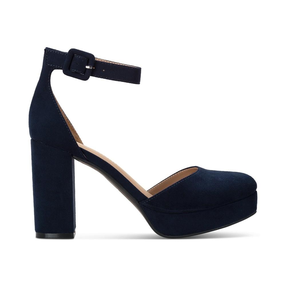 Sun + Stone Women's Birdey Ankle-Strap Block-Heel Platform Sandals, Created for Macy's