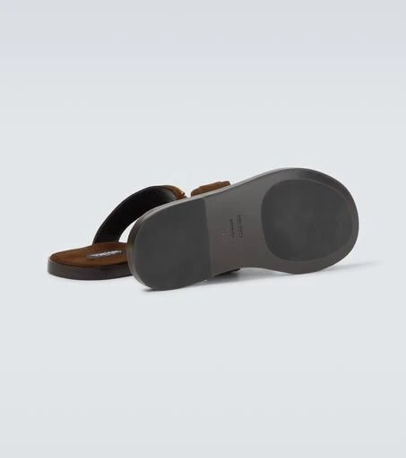 Tom Ford Brighton TF suede thong sandals 7