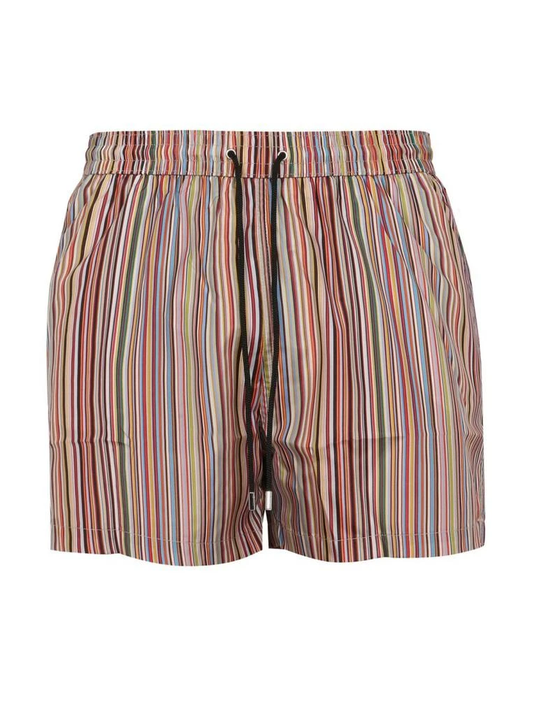 Paul Smith Paul Smith Striped Drawstring Swim Trunks 2