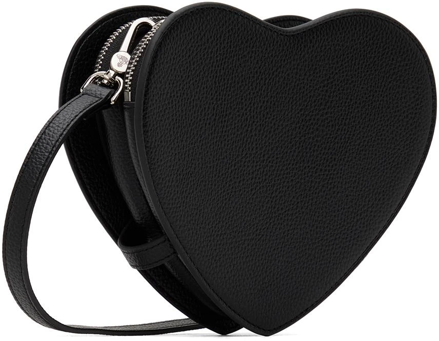 Vivienne Westwood Black Louise Heart Crossbody Bag 3