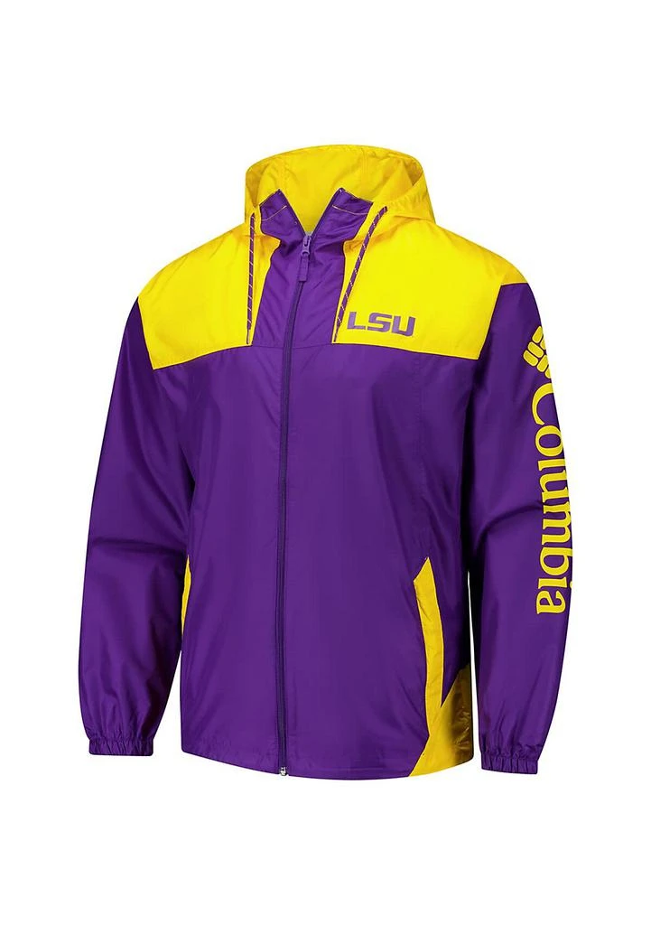 Columbia NCAA LSU Tigers Flash Challenger II Omni-Shade Full-Zip Windbreaker Jacket 2