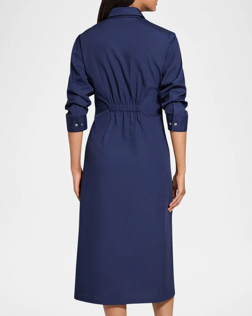 Theory Fixed-Sleeve Poplin Shirtdress 3