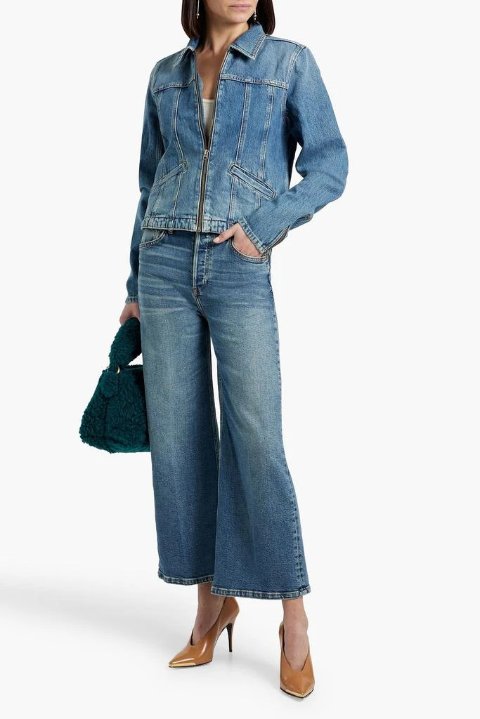 Re/Done Slim Zip denim jacket 2