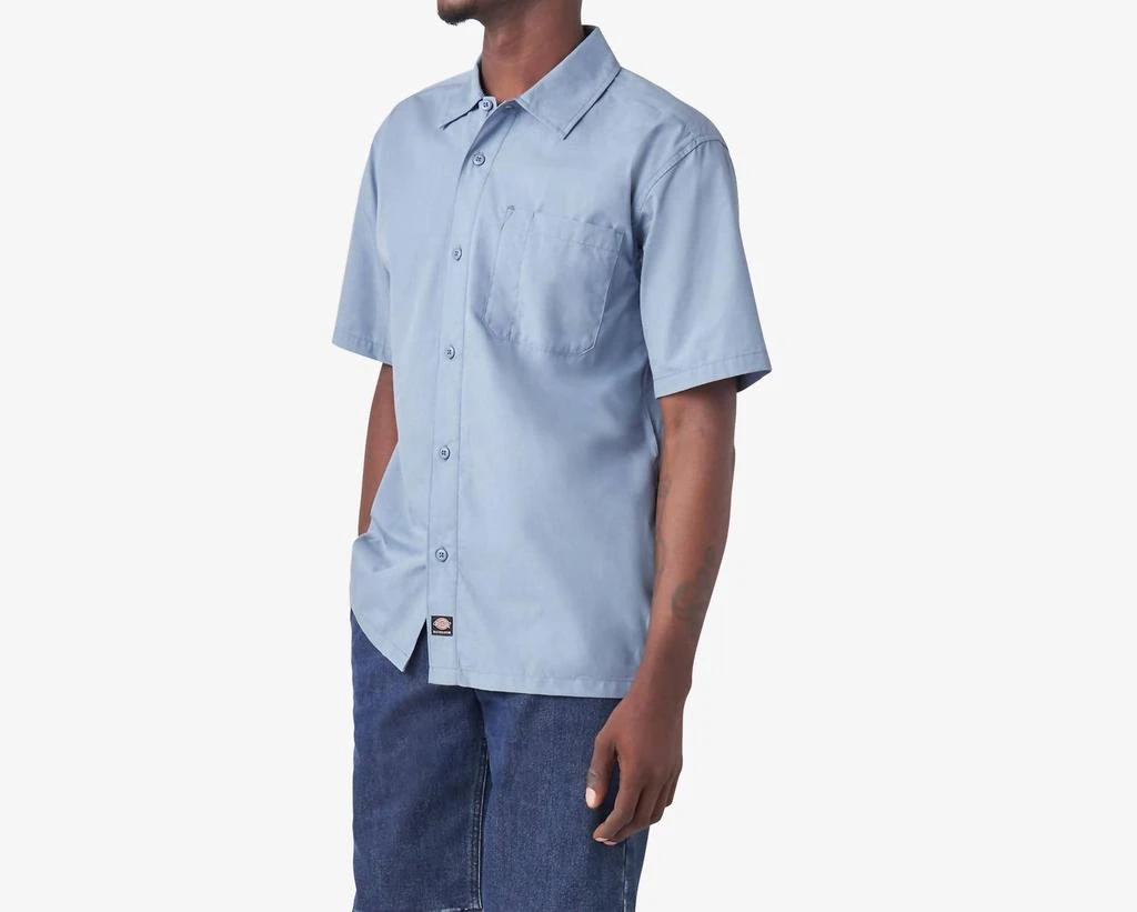 DICKIES Skateboarding Waynesboro Shirt In Coronet Blue Chambray 2