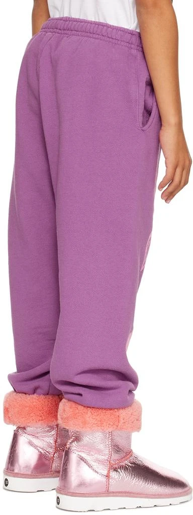 Kids Worldwide SSENSE Exclusive Kids Purple Heart Lounge Pants 3