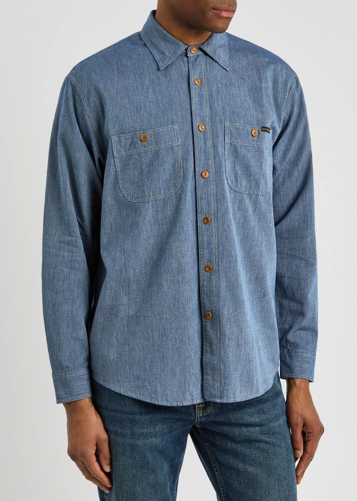 Nudie Jeans Julian chambray shirt 2