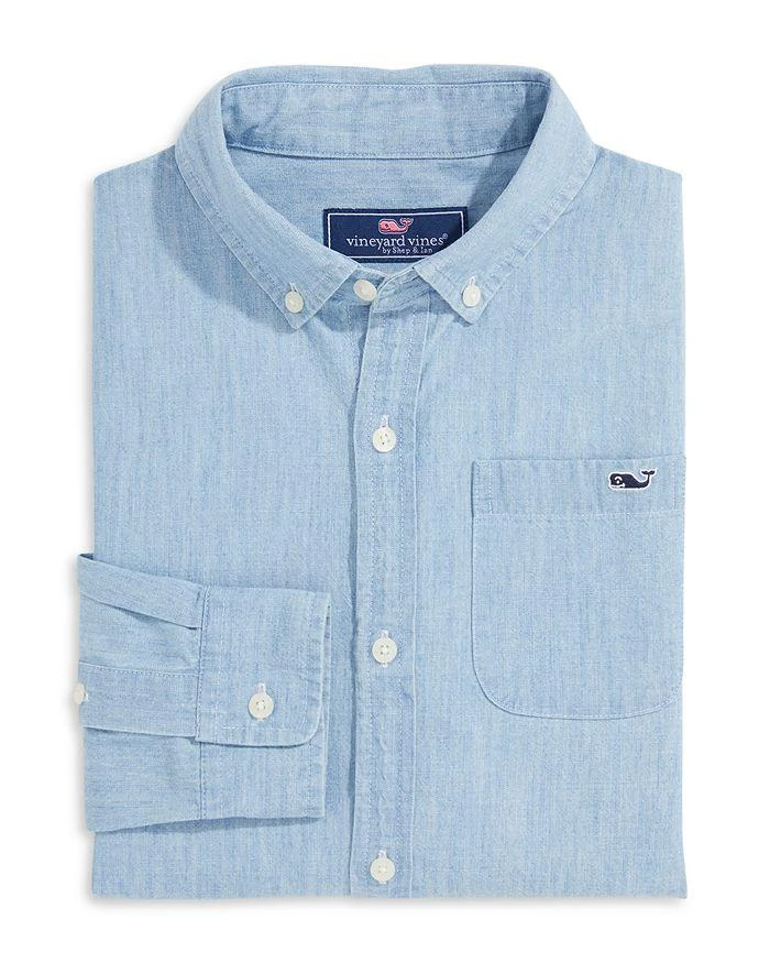 Vineyard Vines Boys' Button Down Chambray Shirt - Little Kid, Big Kid 2