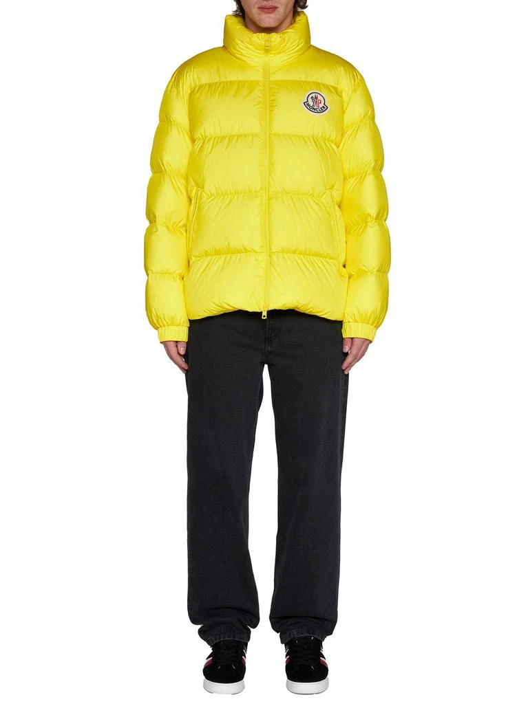 Moncler Moncler Logo Patch Zip-Up Puffer Jacket 4
