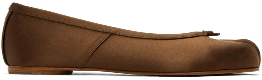 MAISON MARGIELA Brown Tabi Ballerina Flats 1