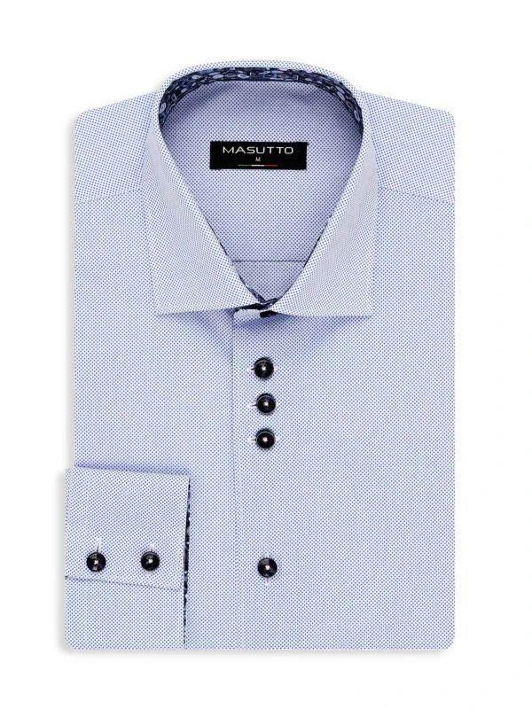 Masutto Gaga 02 Calssic Fit Cutaway Collar Dress Shirt 1