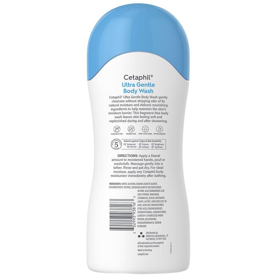 Cetaphil Ultra Gentle Body Wash, Fragrance Free