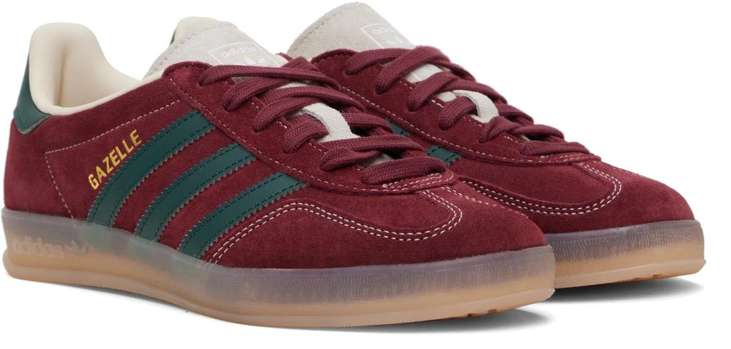 Adidas Burgundy Gazelle Indoor Sneakers 4