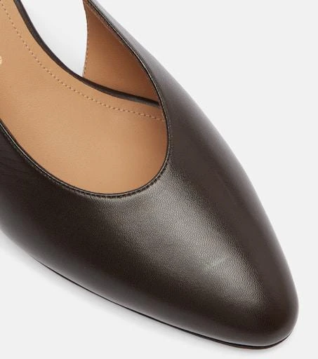 Salvatore Ferragamo Tessie 70 leather slingback pumps 5