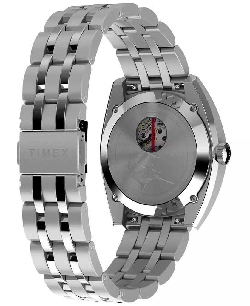 Timex Men's Mechanical Automatic Silver-Tone Stainless Steel Watch, 39mm 3