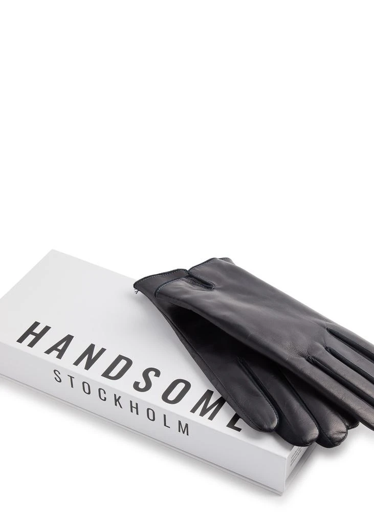 HANDSOME STOCKHOLM Essentials leather gloves 3