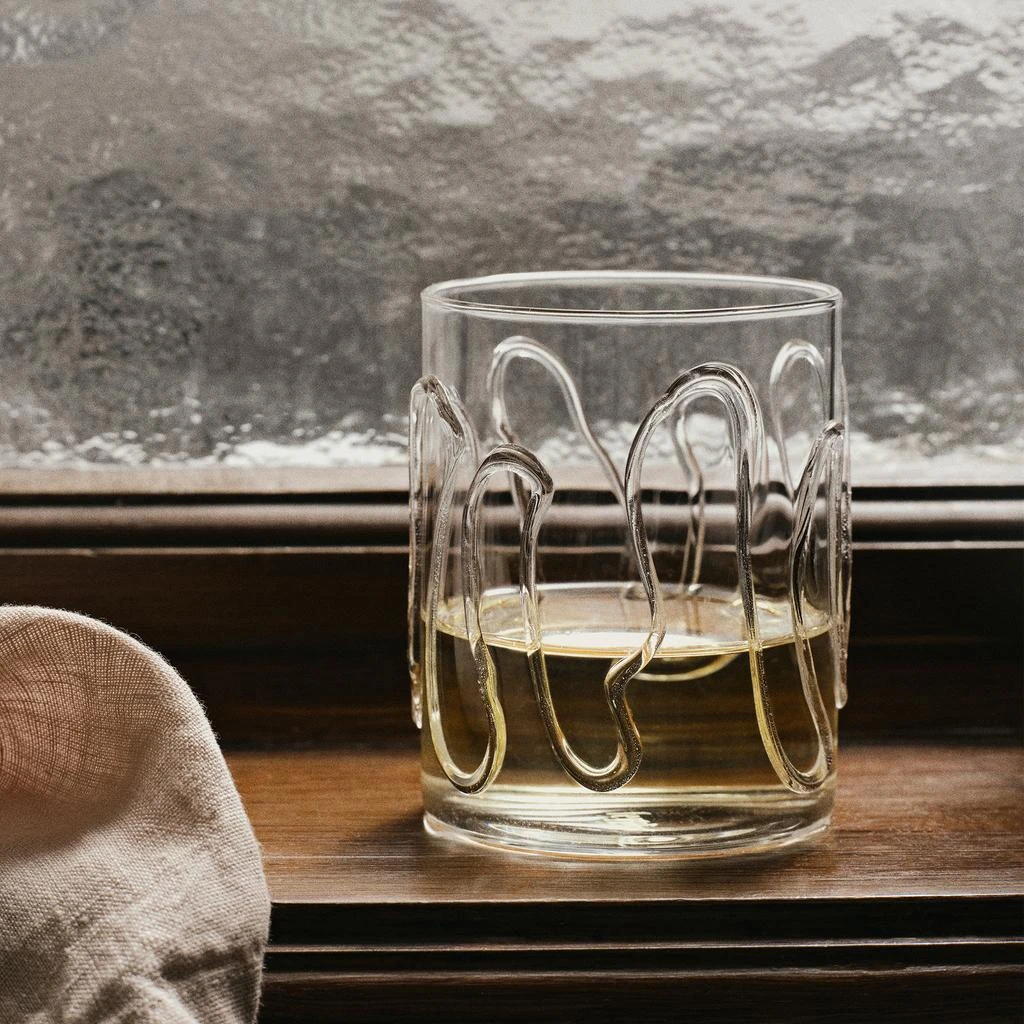 Ferm Living Doodle Glasses - Set of 2 - Tall - Clear 2