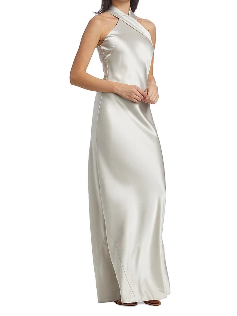 Galvan Pandora Asymmetrical Bias Cut Dress 4