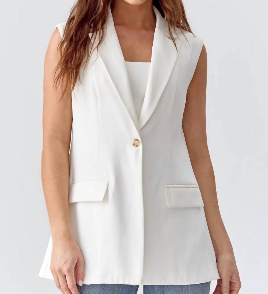 Greylin Greylin - Monse Sleeveless Blazer