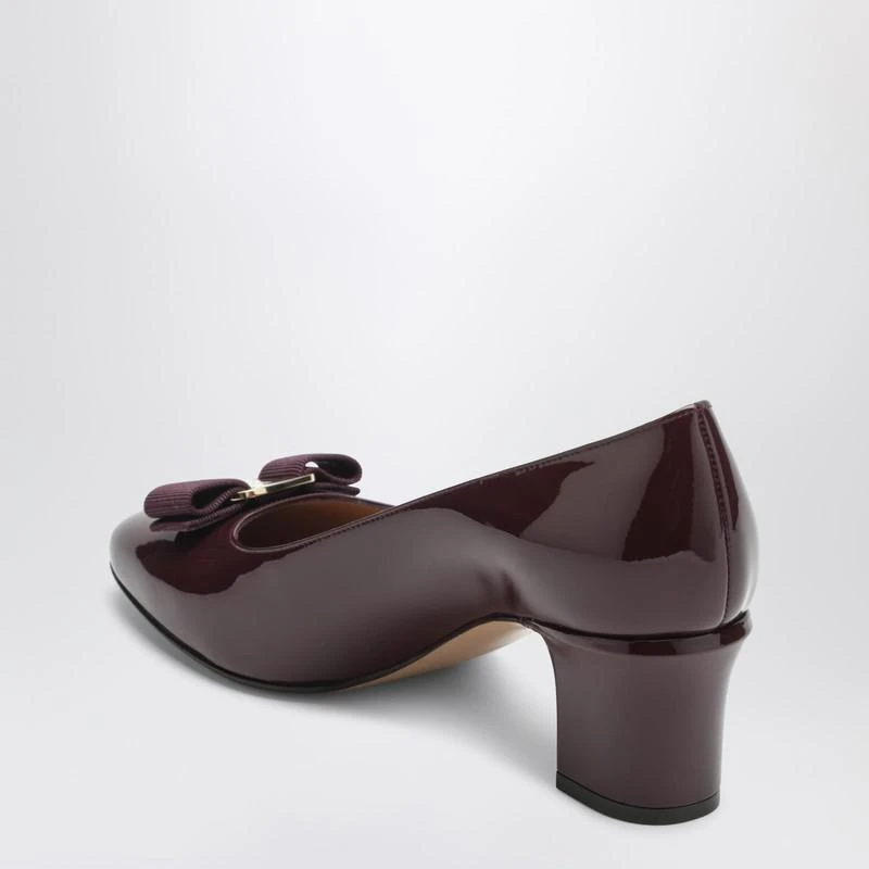 Salvatore Ferragamo Plum Vara Bow Pumps 4