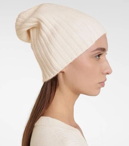 Barrie Ribbed-knit cashmere beanie 3