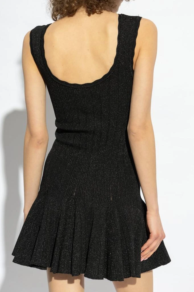 LOVESHACKFANCY LoveShackFancy Flared Knit Mini Dress 4