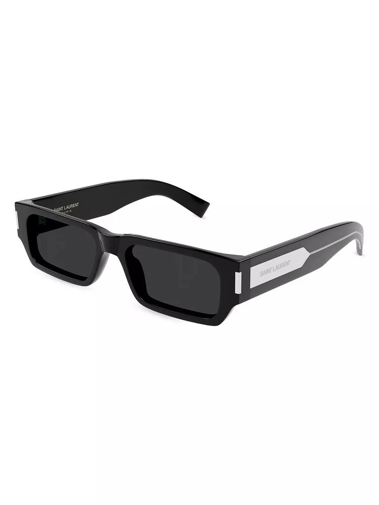 Yves Saint Laurent Naked Wirecore 54MM Rectangular Sunglasses 2