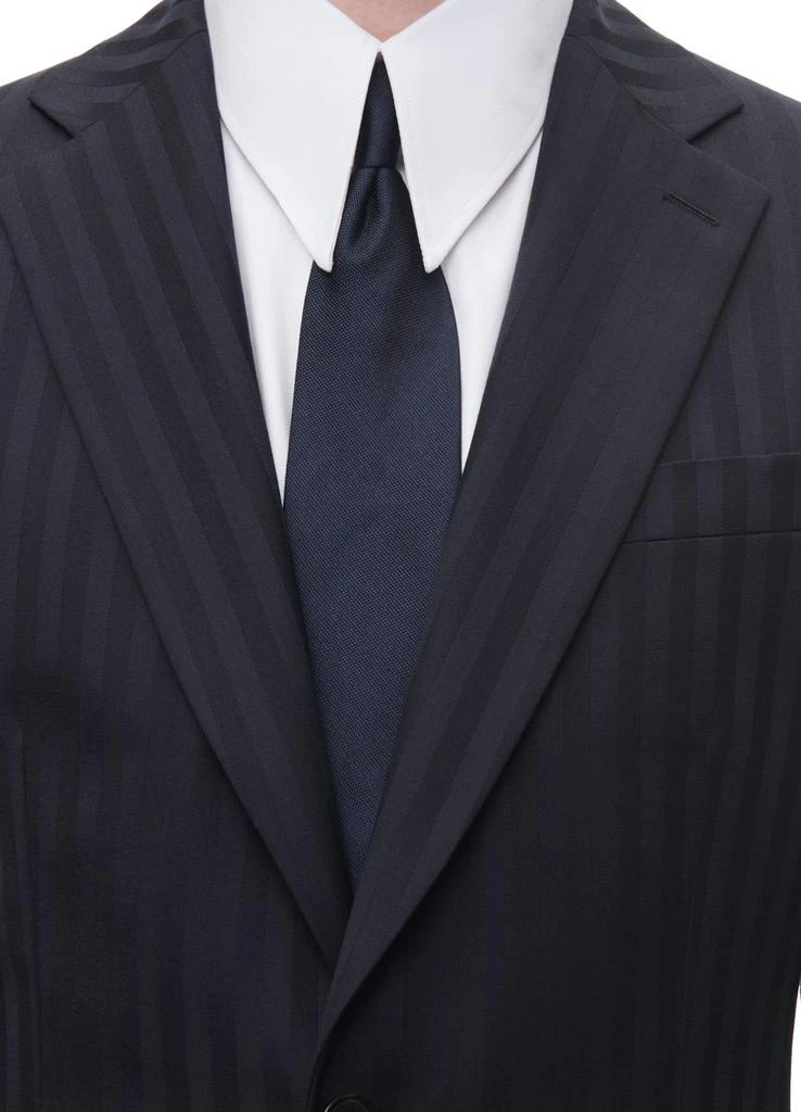 Fursac Wool suit with jacquard effect 3