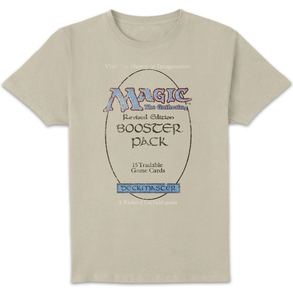 Magic:The Gathering Magic: The Gathering Revised Edition Booster Pack Unisex T-Shirt - Cream 1