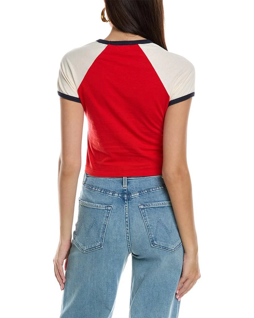 MOTHER MOTHER Denim The Itty Bitty Concert Ringer T-Shirt 2