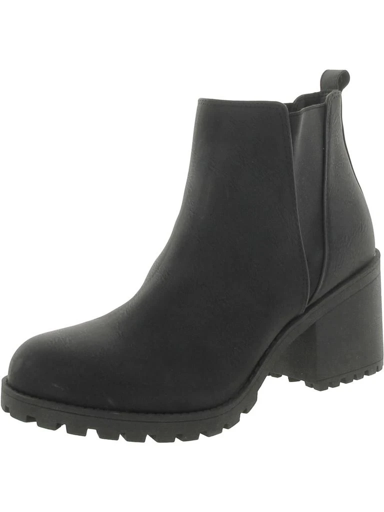 Dirty Laundry Lita Womens Faux Leather Ankle Chelsea Boots 1
