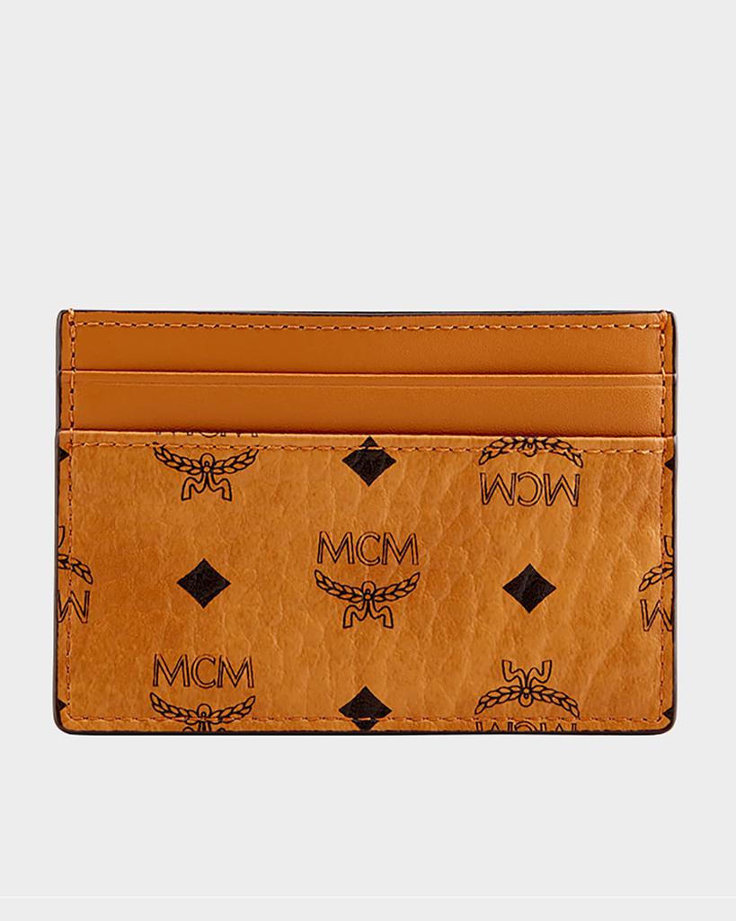 MCM MCM Monogram Print Money Clip Card Holder - Bags