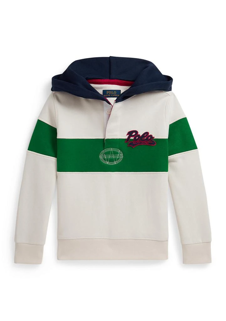 Ralph Lauren Boys 2-7 Logo Fleece Rugby Hoodie