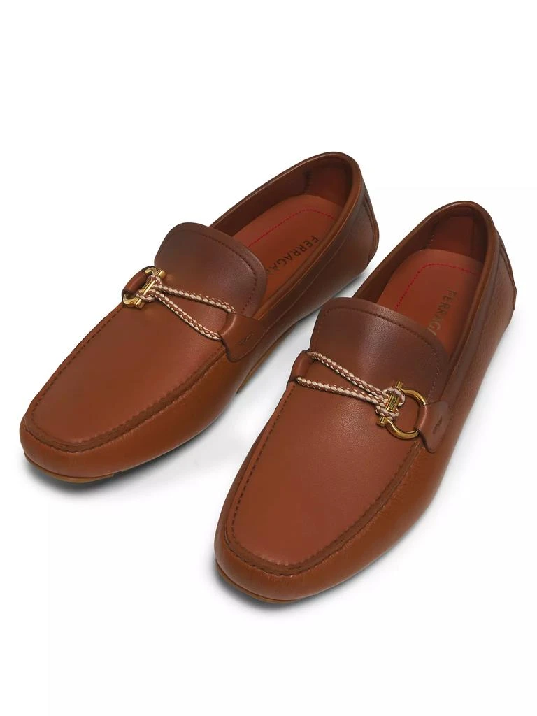 Salvatore Ferragamo Front 4Saddle Sport Loafers 4